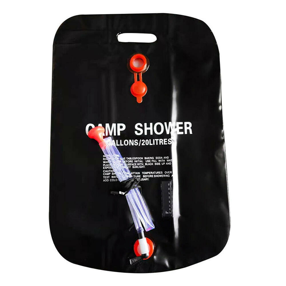 20L Camping Shower Portable Compact Solar Sun Heating Bath Bag Outdoor Travel 20L Camping Shower Portable Compact Solar Sun Heating Bath Bag Outdoor Travel