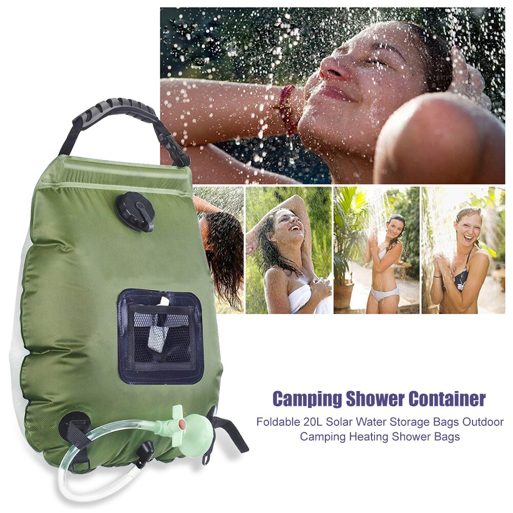 Portable Shower 20L Sun absorbs heat Water Storage Bags Outdoor Camping Hiking Heating Shower Bathing Bags Heating Shower Bags Portable Shower 20L Sun absorbs heat Water Storage Bags Outdoor Camping Hiking Heating Shower Bathing Bags Heating Shower Bags