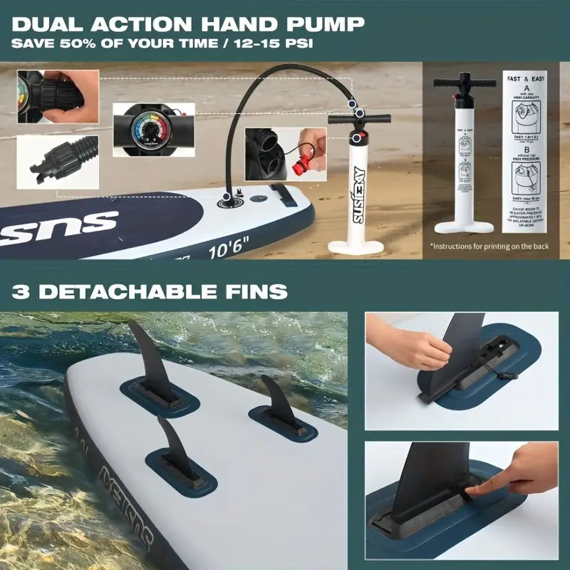 2025 Hurricane-Ready SUP Board|10ft Inflatable Surf/Yoga Hybrid|Free 8-Premium Kit|Military-Grade Deck|300lbs Capacity|Labor Day Sale $80 OFF 2025 Hurricane-Ready SUP Board|10ft Inflatable Surf/Yoga Hybrid|Free 8-Premium Kit|Military-Grade Deck|300lbs Capacity|Labor Day Sale $80 OFF