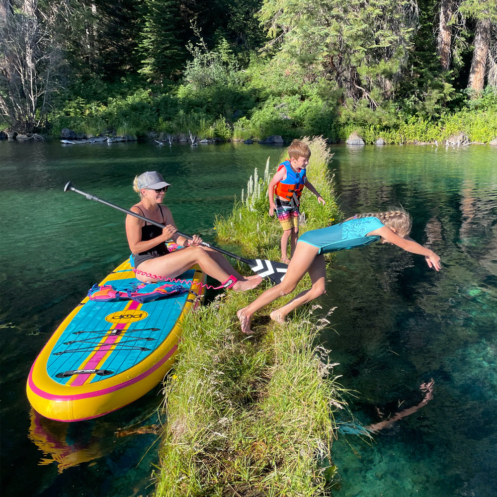 10' Full Coiled SUP Paddleboard Leash - Vibrant Collection 10' Full Coiled SUP Paddleboard Leash - Vibrant Collection