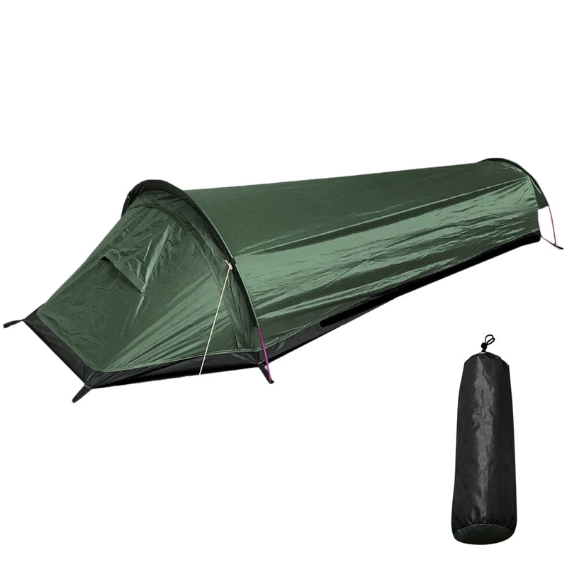 Camping Single Person Tent Ultralight Compact Outdoor Sleeping Bag Tent Larger Space Waterproof Backpacking Tent Cover Hiking Camping Single Person Tent Ultralight Compact Outdoor Sleeping Bag Tent Larger Space Waterproof Backpacking Tent Cover Hiking