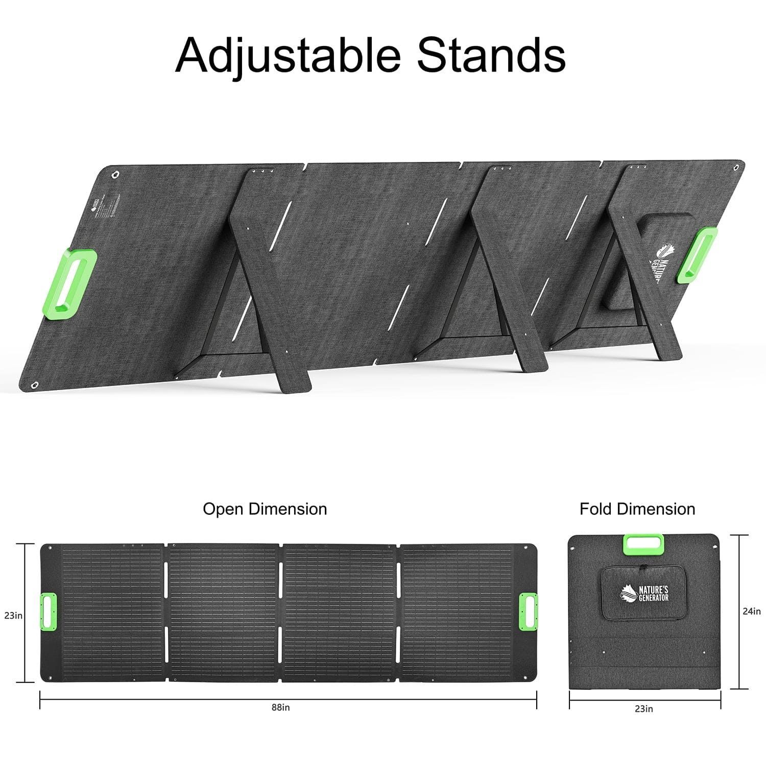 Nature's Generator 200W Folding Solar Panel Nature's Generator 200W Folding Solar Panel