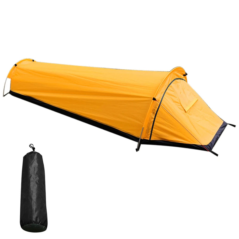 Camping Single Person Tent Ultralight Compact Outdoor Sleeping Bag Tent Larger Space Waterproof Backpacking Tent Cover Hiking Camping Single Person Tent Ultralight Compact Outdoor Sleeping Bag Tent Larger Space Waterproof Backpacking Tent Cover Hiking
