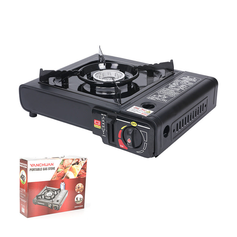 Single - burner Butane Camping Stove, windproof, adjustable, portable Single - burner Butane Camping Stove, windproof, adjustable, portable