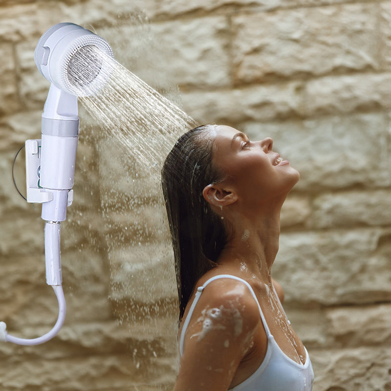 Upgraded Rechargeable Electric Camping Shower Pump with Smart Digital Display Upgraded Rechargeable Electric Camping Shower Pump with Smart Digital Display