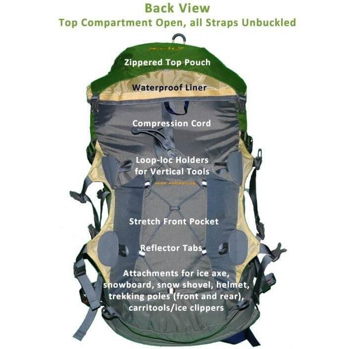 50 or 60 Liter Aarn Peak Aspiration Backpack 50 or 60 Liter Aarn Peak Aspiration Backpack