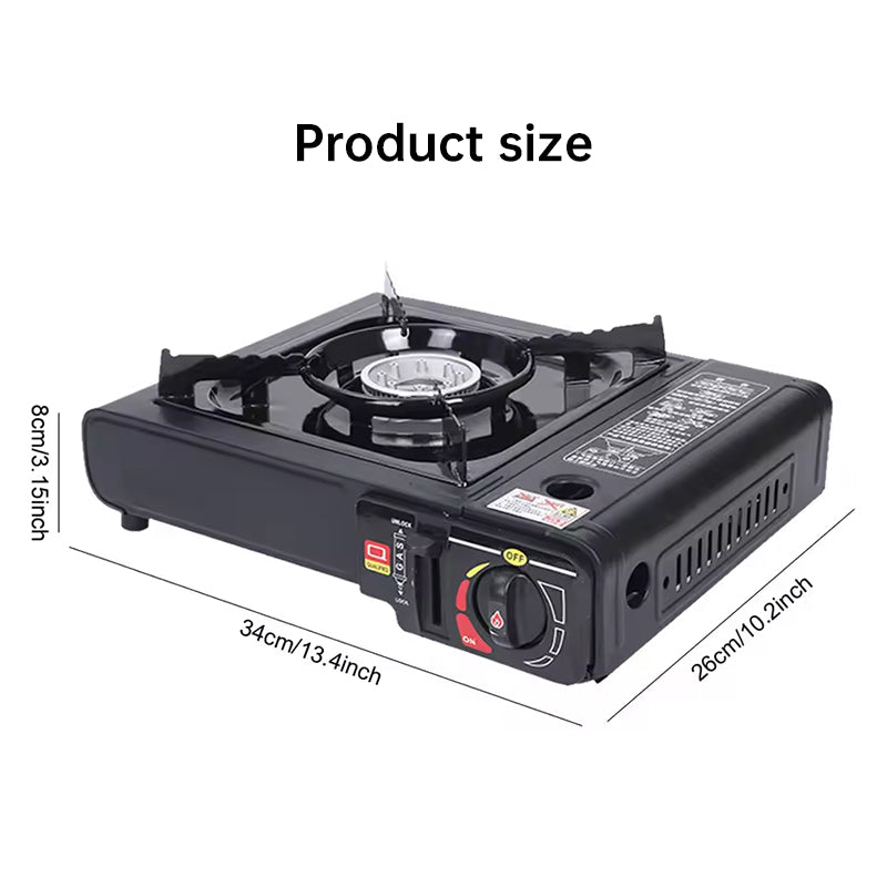 Single - burner Butane Camping Stove, windproof, adjustable, portable Single - burner Butane Camping Stove, windproof, adjustable, portable