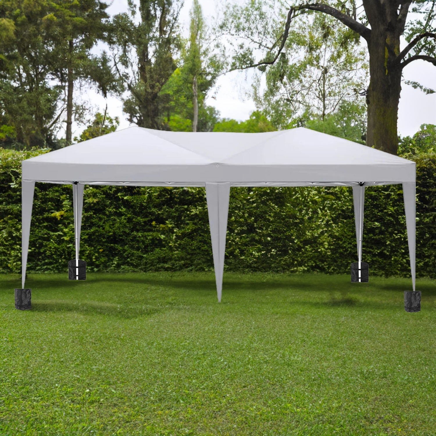 10'x20 'folding canopy with 6 detachable side walls outdoor activity shelters UPF 50+terrace portable tent (white) 10'x20 'folding canopy with 6 detachable side walls outdoor activity shelters UPF 50+terrace portable tent (white)