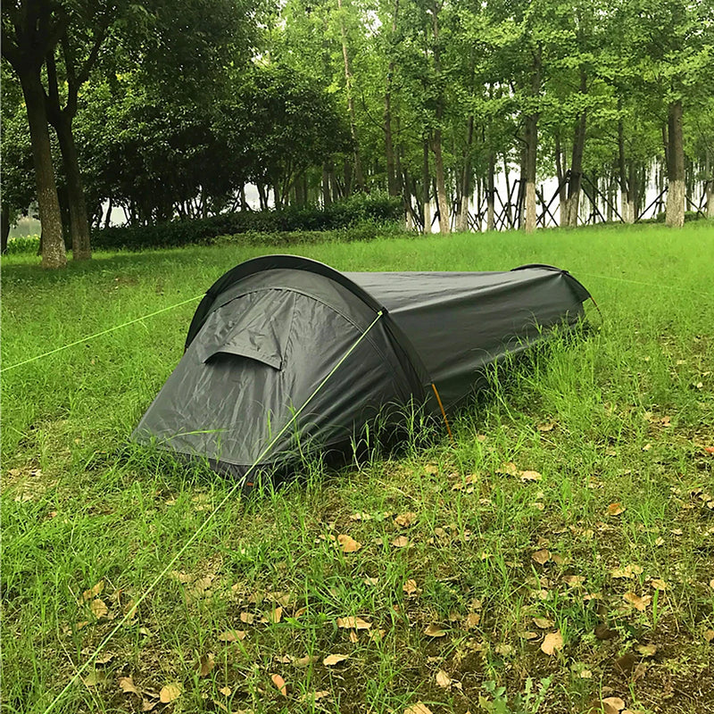 Camping Single Person Tent Ultralight Compact Outdoor Sleeping Bag Tent Larger Space Waterproof Backpacking Tent Cover Hiking Camping Single Person Tent Ultralight Compact Outdoor Sleeping Bag Tent Larger Space Waterproof Backpacking Tent Cover Hiking