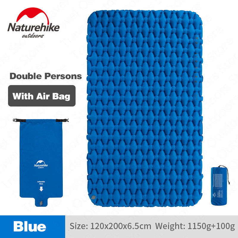 Naturehike Outdoor Camping Mat Inflatable Bag Inflatable Tent Sleeping Pad Ultralight Portable Picnic Air Mat Camping Picnic Pad Naturehike Outdoor Camping Mat Inflatable Bag Inflatable Tent Sleeping Pad Ultralight Portable Picnic Air Mat Camping Picnic Pad