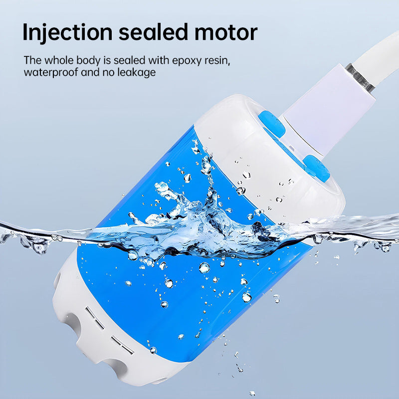 Upgraded Rechargeable Electric Camping Shower Pump with Smart Digital Display Upgraded Rechargeable Electric Camping Shower Pump with Smart Digital Display