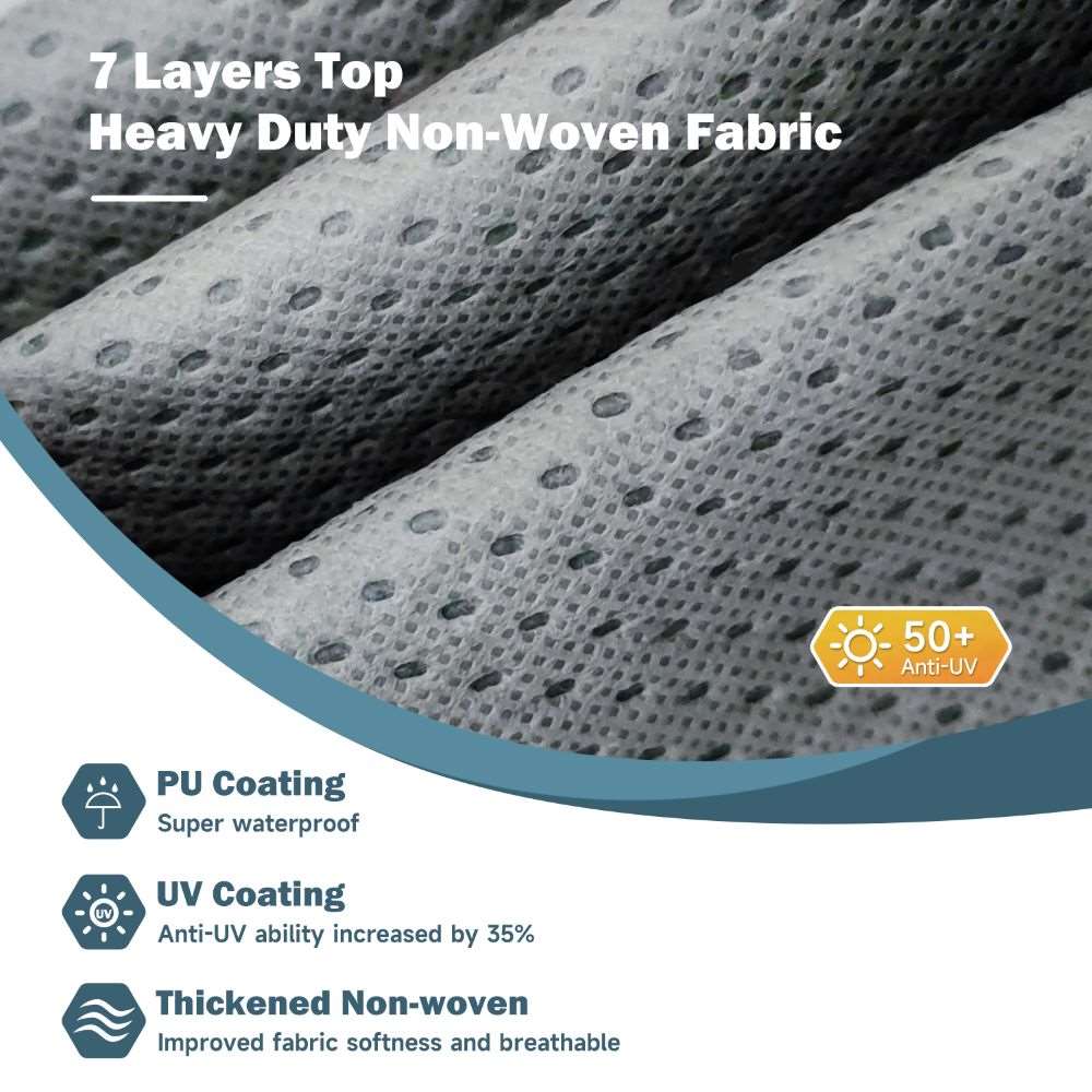 Umbrauto RV Cover,7 Layers Travel Trailer Cover, Waterproof Camper Cover,Grey Umbrauto RV Cover,7 Layers Travel Trailer Cover, Waterproof Camper Cover,Grey