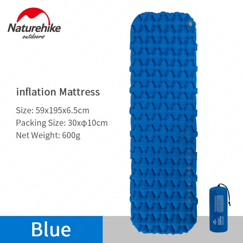 Naturehike Outdoor Camping Mat Inflatable Bag Inflatable Tent Sleeping Pad Ultralight Portable Picnic Air Mat Camping Picnic Pad Naturehike Outdoor Camping Mat Inflatable Bag Inflatable Tent Sleeping Pad Ultralight Portable Picnic Air Mat Camping Picnic Pad