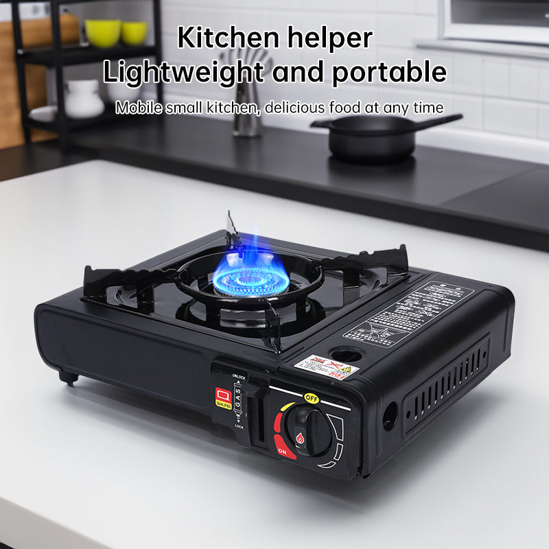 Single - burner Butane Camping Stove, windproof, adjustable, portable Single - burner Butane Camping Stove, windproof, adjustable, portable