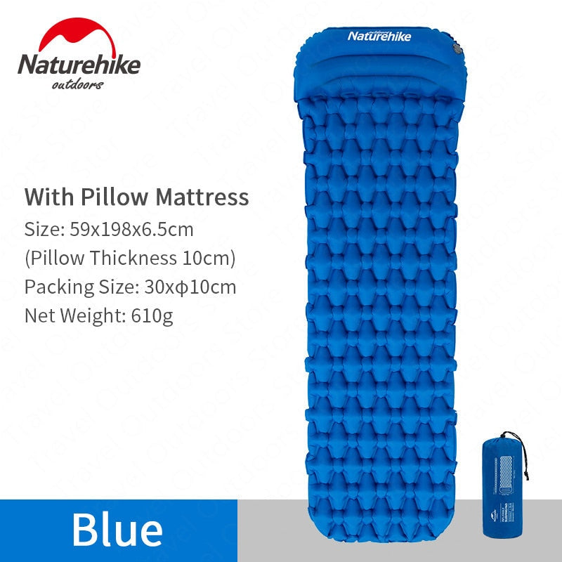 Naturehike Outdoor Camping Mat Inflatable Bag Inflatable Tent Sleeping Pad Ultralight Portable Picnic Air Mat Camping Picnic Pad Naturehike Outdoor Camping Mat Inflatable Bag Inflatable Tent Sleeping Pad Ultralight Portable Picnic Air Mat Camping Picnic Pad