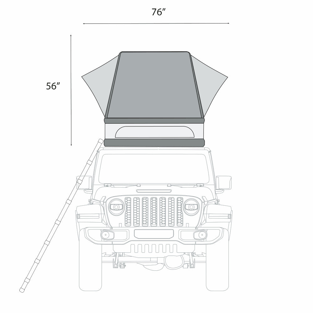 ÖVRLNDR 2P ROOF TOP TENT (Tan) ÖVRLNDR 2P ROOF TOP TENT (Tan)