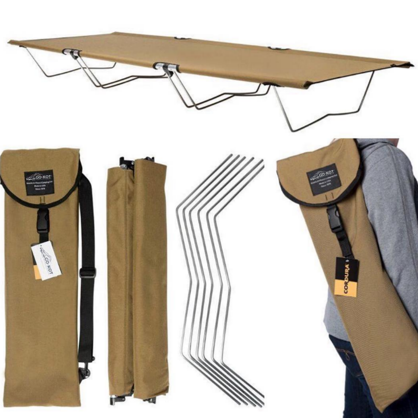 GO-KOT® Premium Camping Cot Made in the USA GO-KOT® Premium Camping Cot Made in the USA