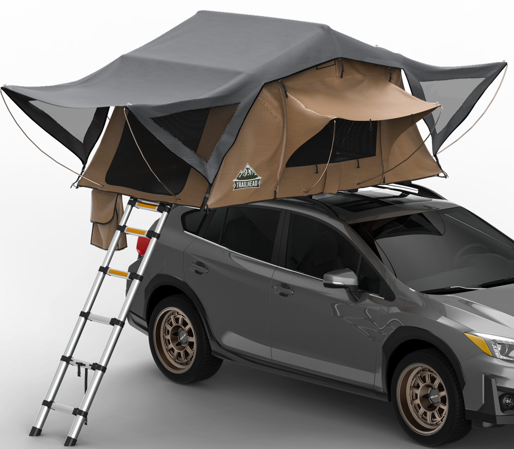 Trailhead Softshell Rooftop Tent – 2 Person – Tan – Lightweight Camping Setup Trailhead Softshell Rooftop Tent – 2 Person – Tan – Lightweight Camping Setup