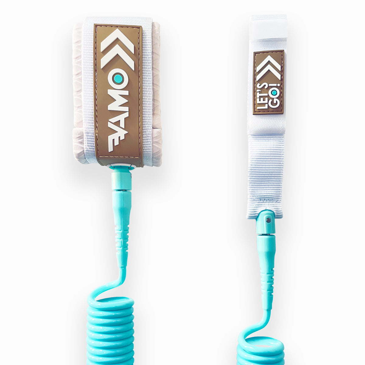 10' Full Coiled SUP Paddleboard Leash - Vibrant Collection 10' Full Coiled SUP Paddleboard Leash - Vibrant Collection