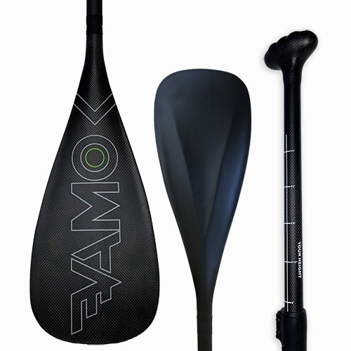 Full Carbon Adjustable Paddle with ABS Edge  - SR71 Black Full Carbon Adjustable Paddle with ABS Edge  - SR71 Black