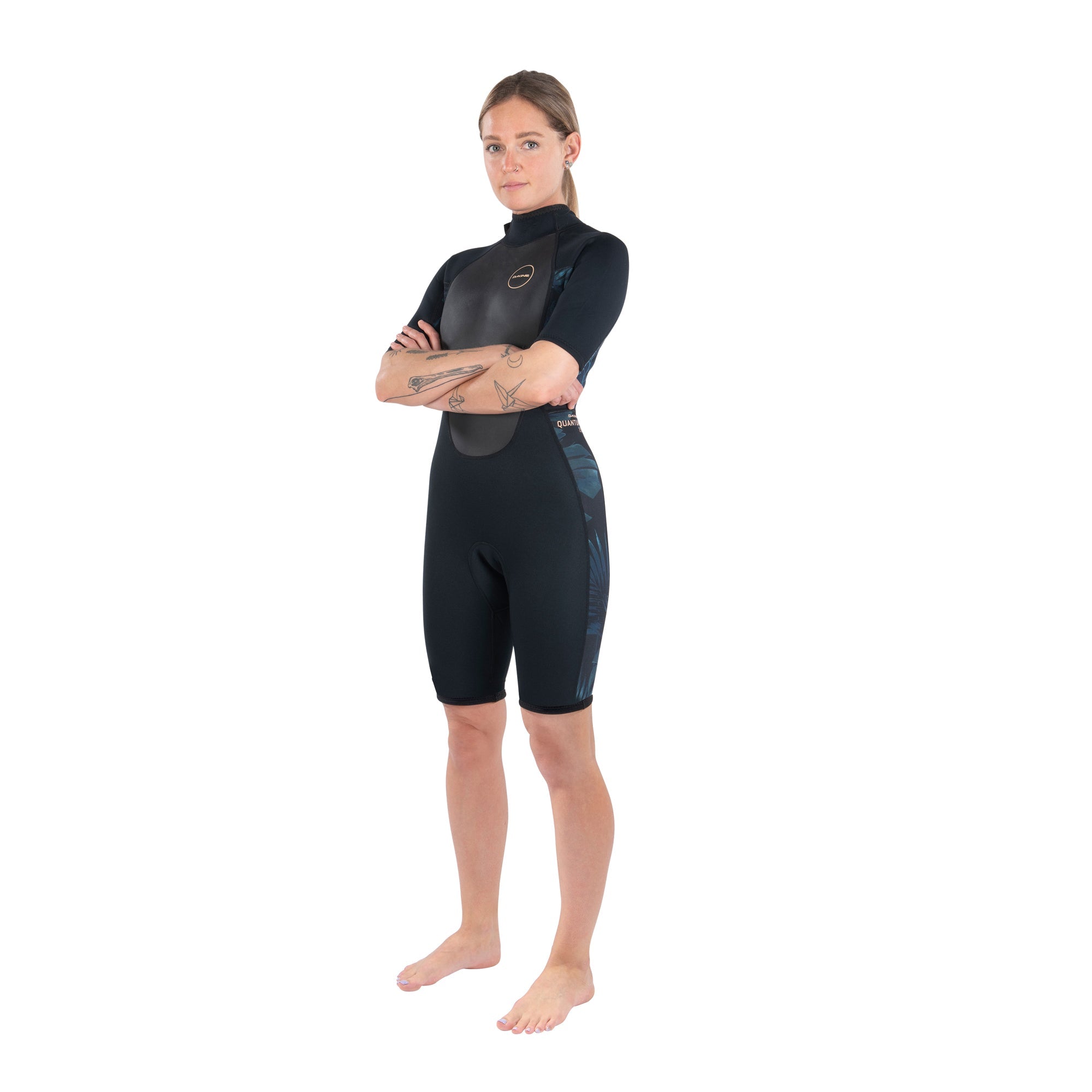 Dakine Womens Quantum Back Zip Shorty 2/2mm Dakine Womens Quantum Back Zip Shorty 2/2mm