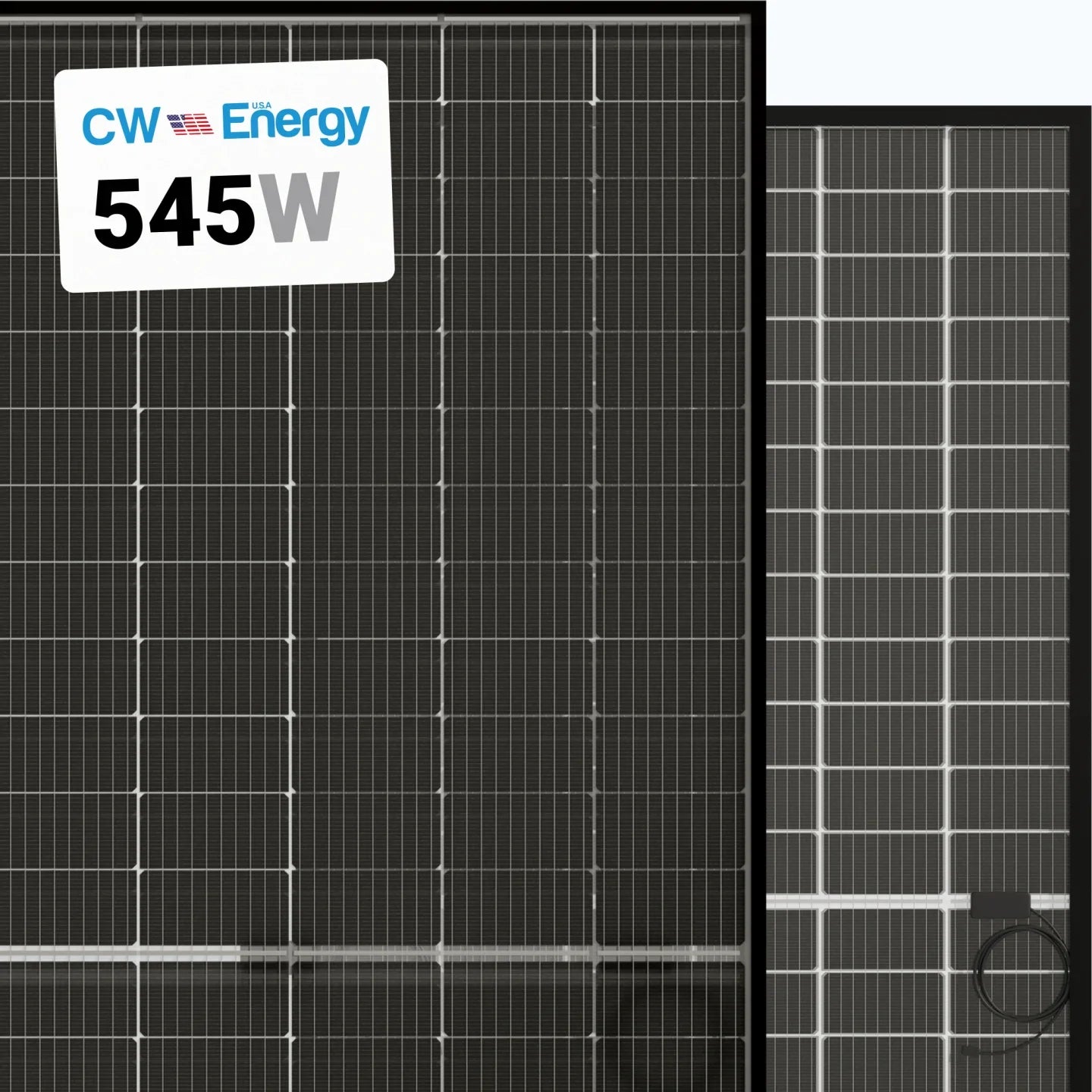 CW Energy 550W Bifacial Solar Panels | Up to 715W Bifacial Gain| CWT550-144PMB10 (Black) CW Energy 550W Bifacial Solar Panels | Up to 715W Bifacial Gain| CWT550-144PMB10 (Black)