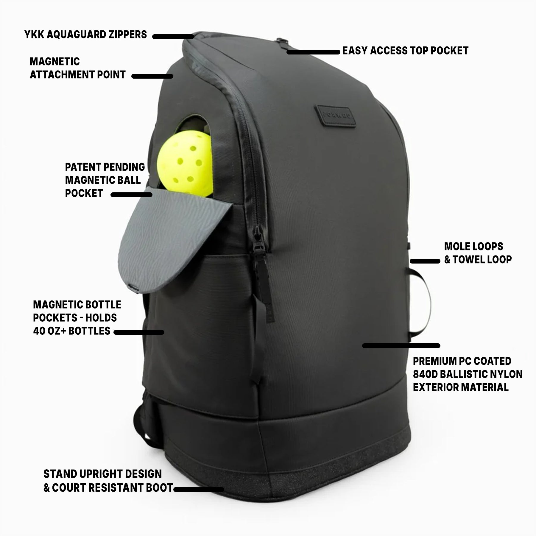 Court Caddy Pickleball Bag Court Caddy Pickleball Bag
