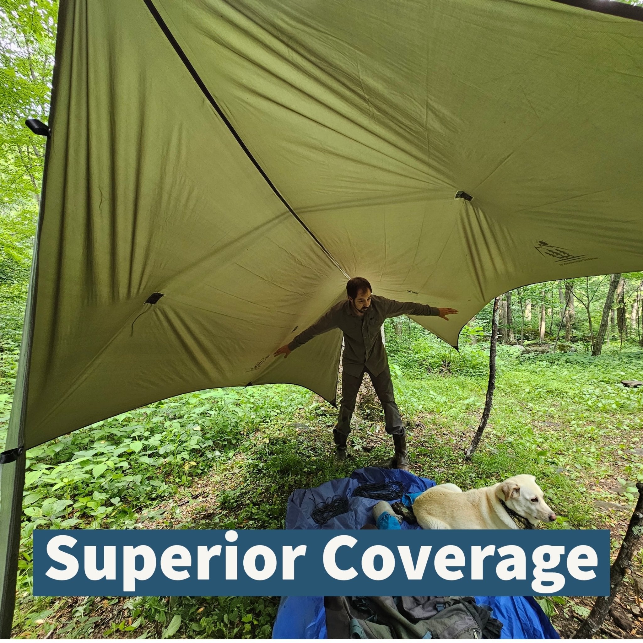 Hideaway Tarp – 12' Hammock Rain Tarp Hideaway Tarp – 12' Hammock Rain Tarp