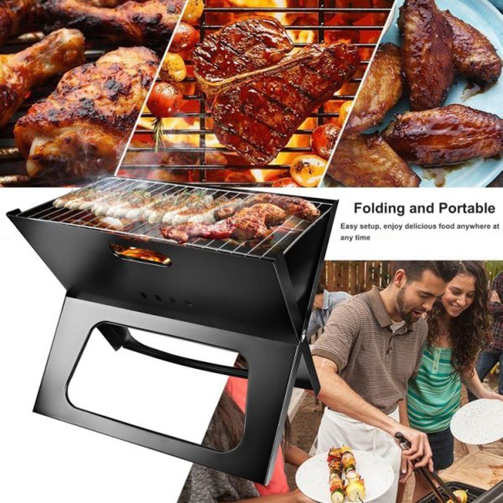 Portable barbecue grill, foldable charcoal grill, camping garden, outdoor travel Portable barbecue grill, foldable charcoal grill, camping garden, outdoor travel