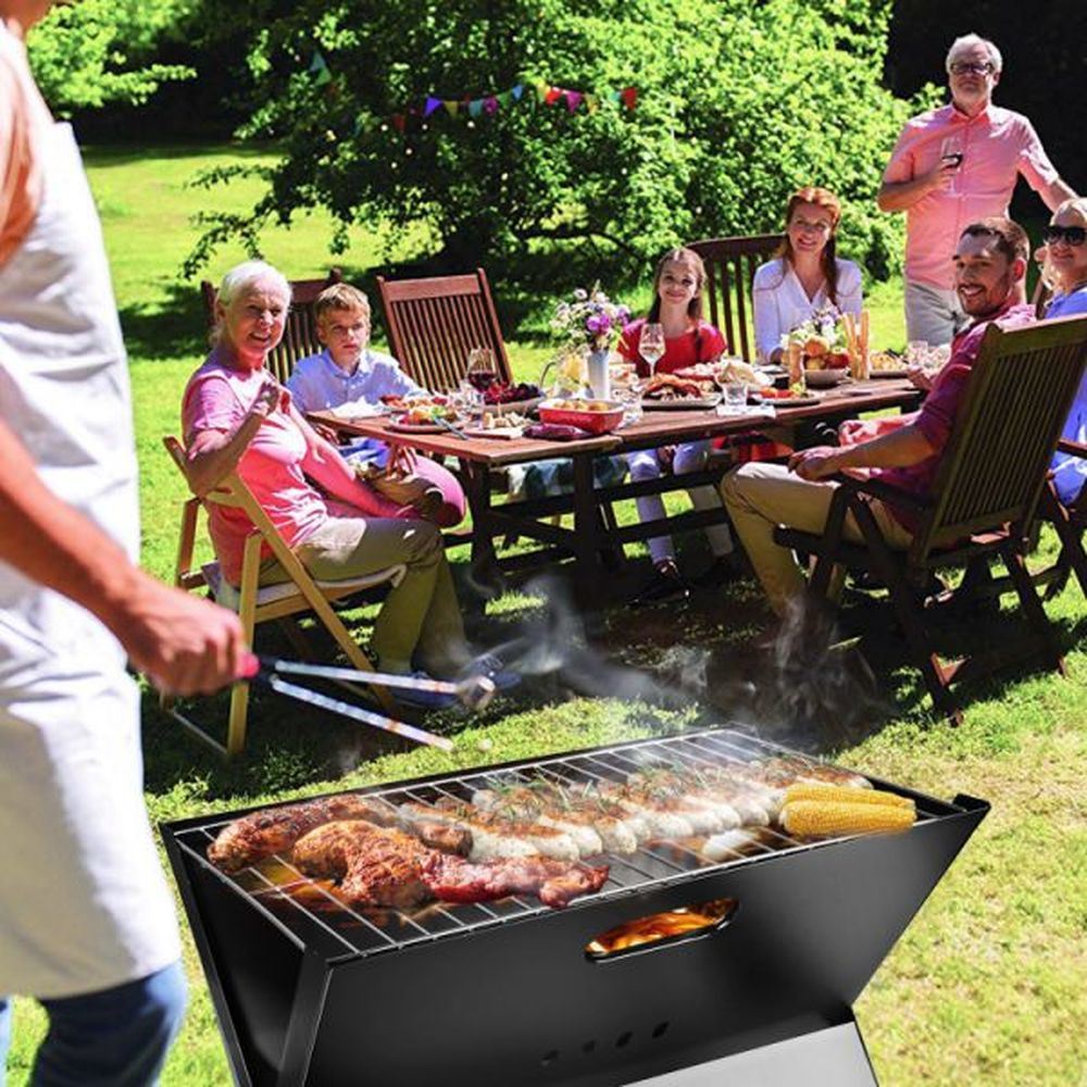 Portable barbecue grill, foldable charcoal grill, camping garden, outdoor travel Portable barbecue grill, foldable charcoal grill, camping garden, outdoor travel