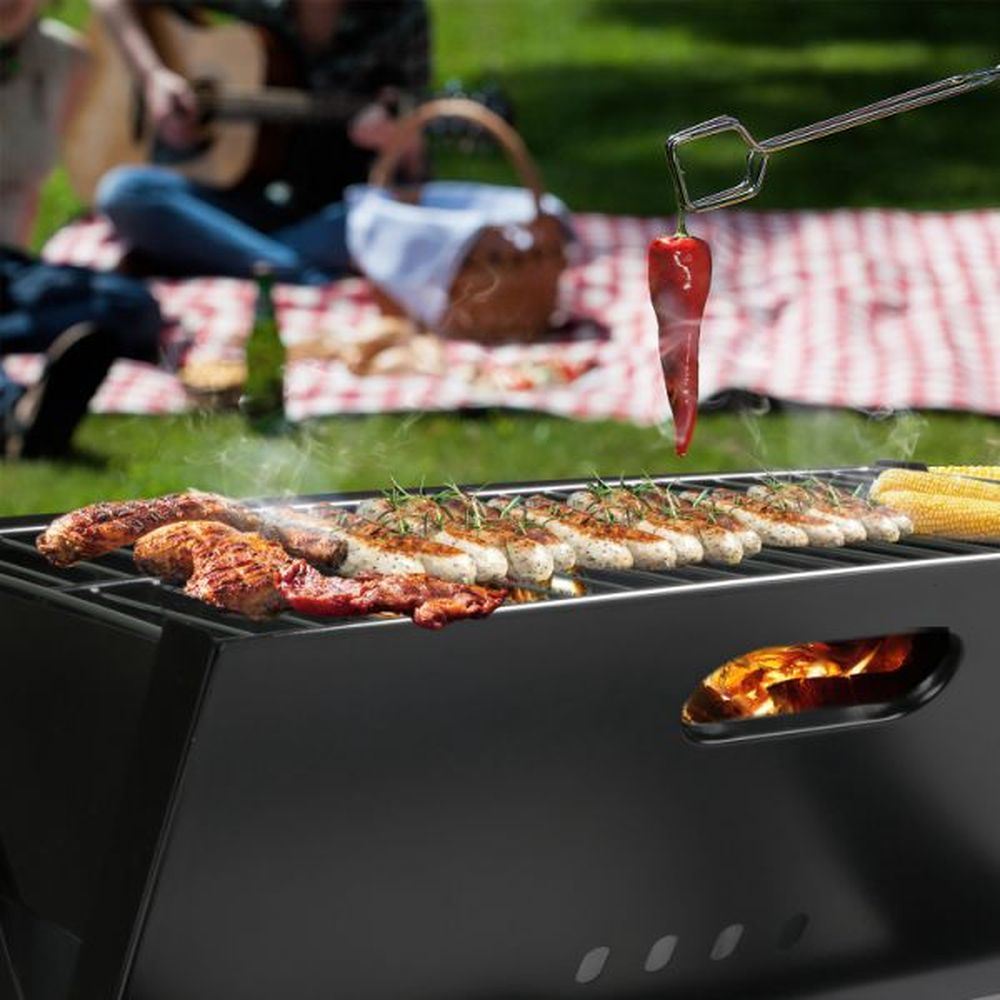 Portable barbecue grill, foldable charcoal grill, camping garden, outdoor travel Portable barbecue grill, foldable charcoal grill, camping garden, outdoor travel