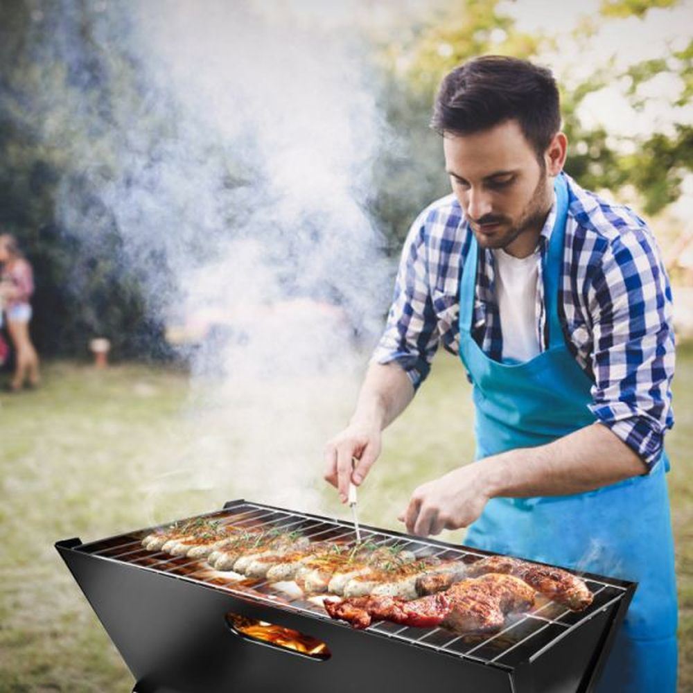 Portable barbecue grill, foldable charcoal grill, camping garden, outdoor travel Portable barbecue grill, foldable charcoal grill, camping garden, outdoor travel