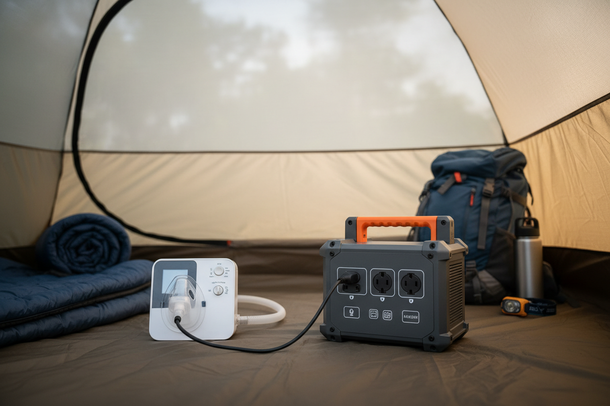 Camping with a CPAP Machine: Power Solutions for Sleep Apnea Outdoors