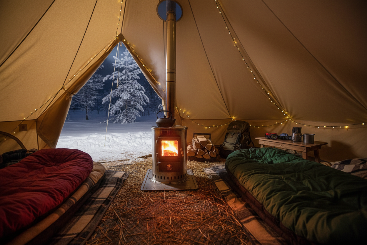 Hot Tenting 101: How to Camp Warm All Winter Long