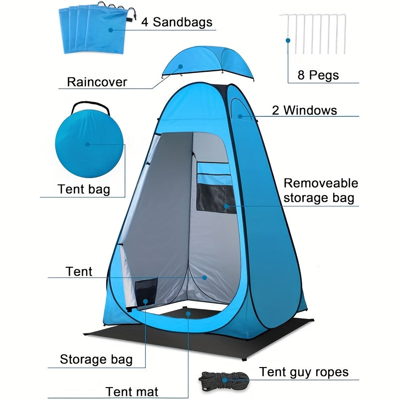 Pop-Up Privacy Tent – Portable Outdoor Shower & Changing Room