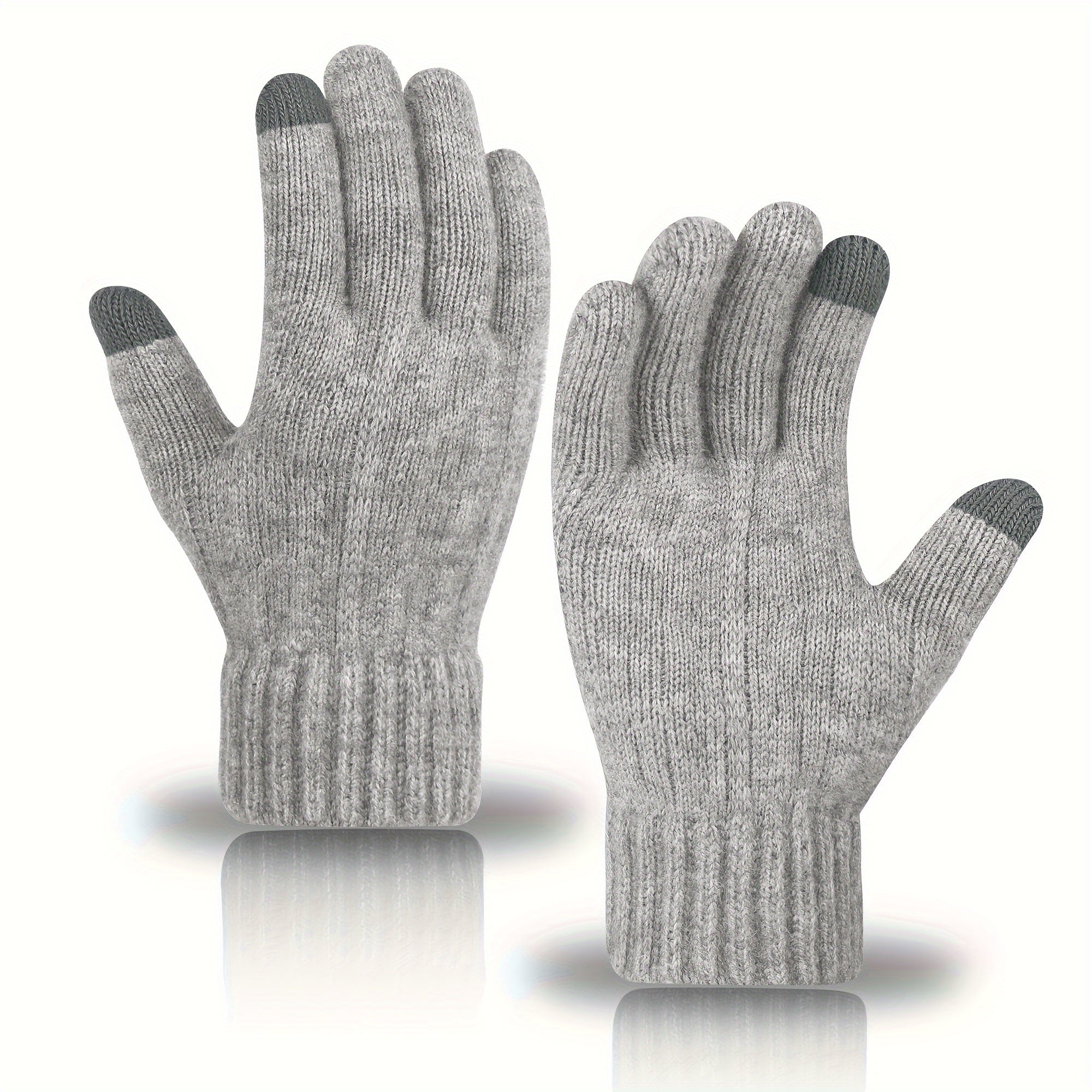 Unisex Alpaca Wool Touchscreen Gloves