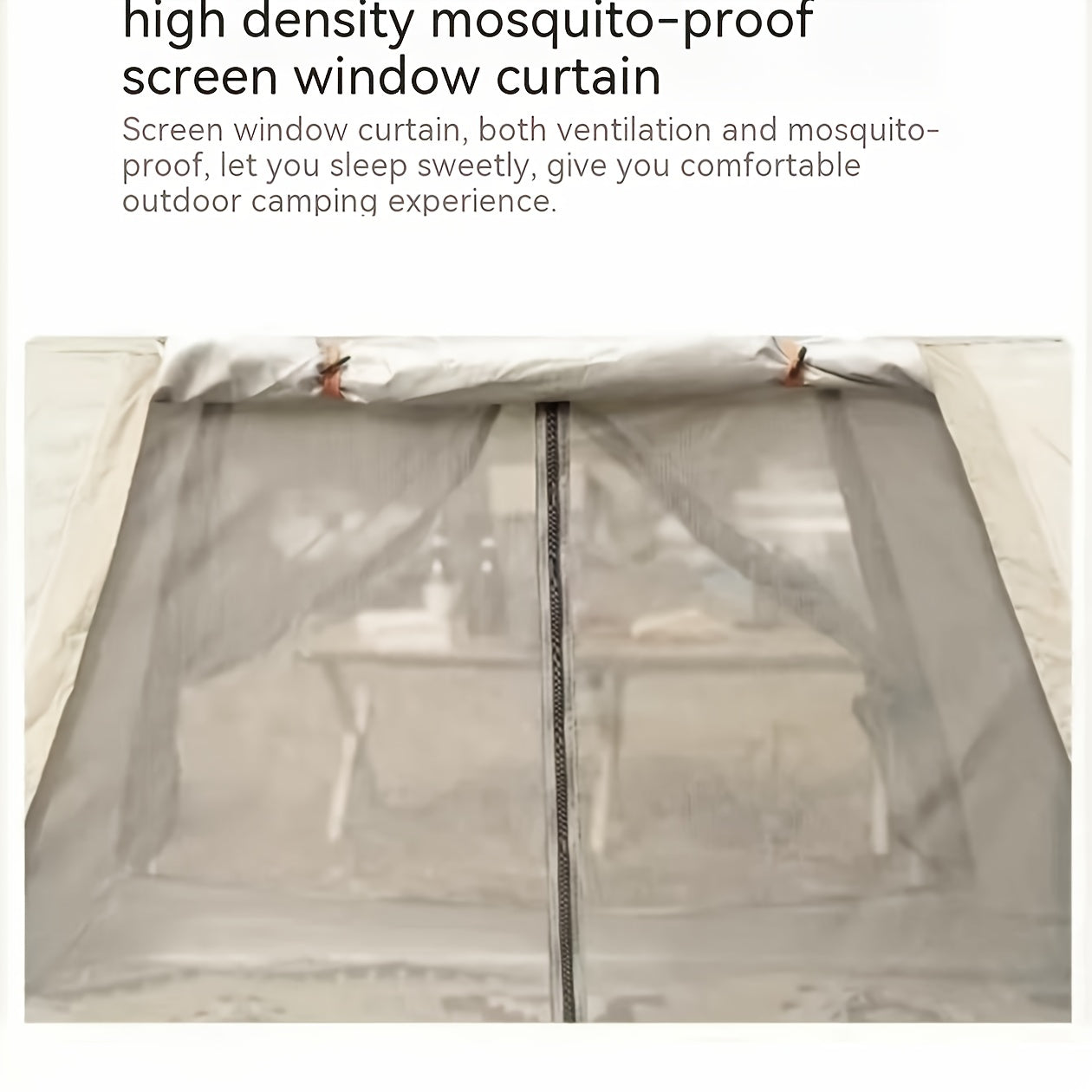 8-Person Family Camping Tent – Quick Setup, All-Season, UV & Mosquito Protection