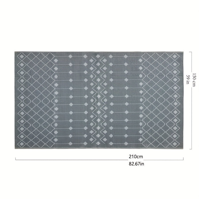 6' x 9' Outdoor Waterproof Patio Rug