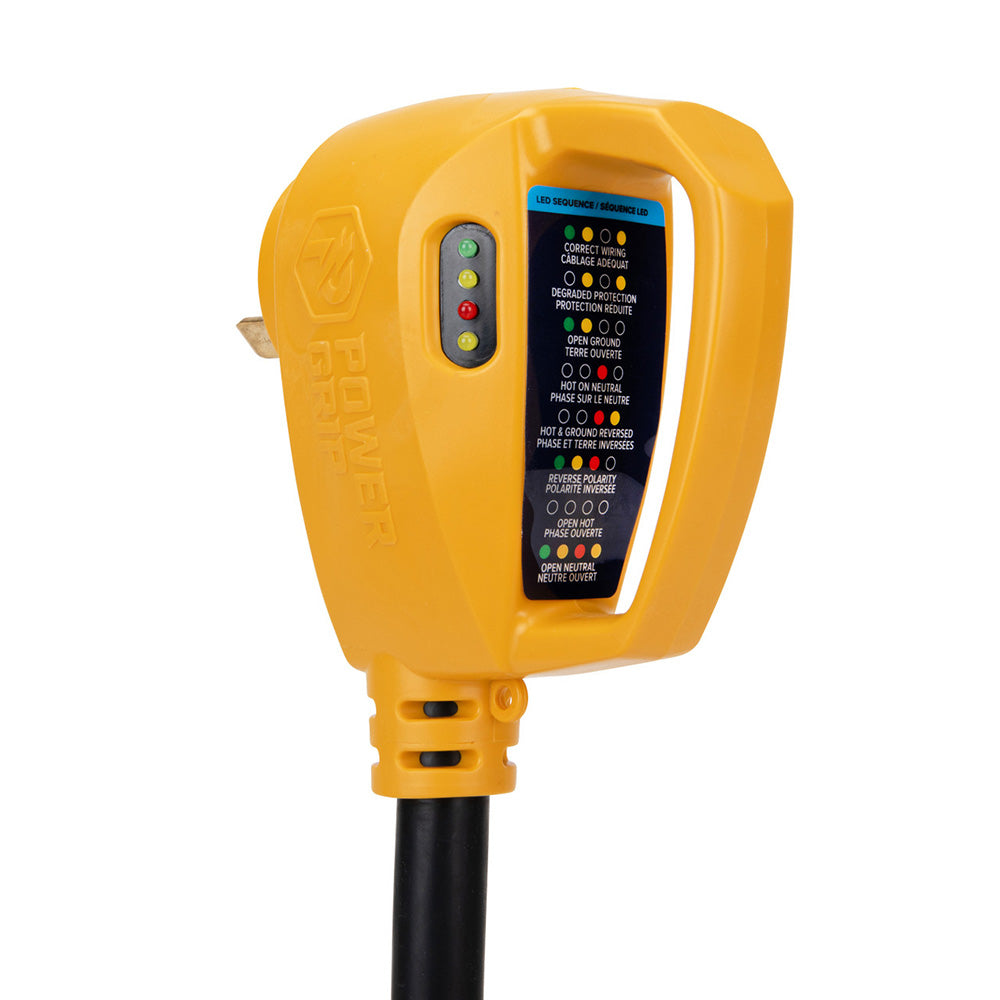 Camco Power Grip 30A-to-15A Circuit Analyzer Adapter