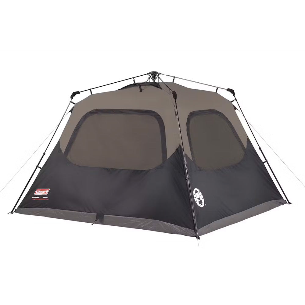 Coleman 4-Person Cabin Camping Tent with Instant Setup - Black