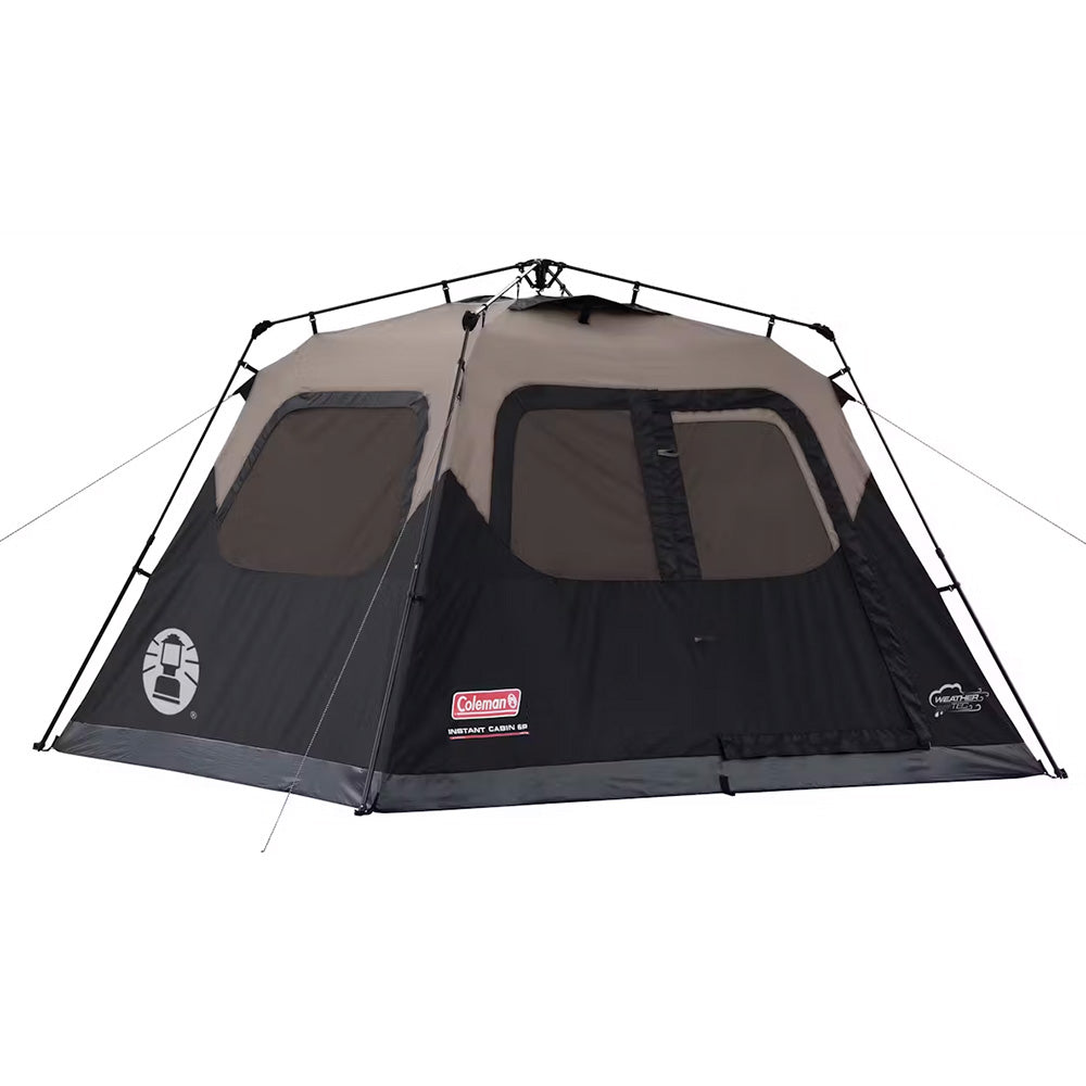 Coleman 6-Person Instant Cabin Tent - Black