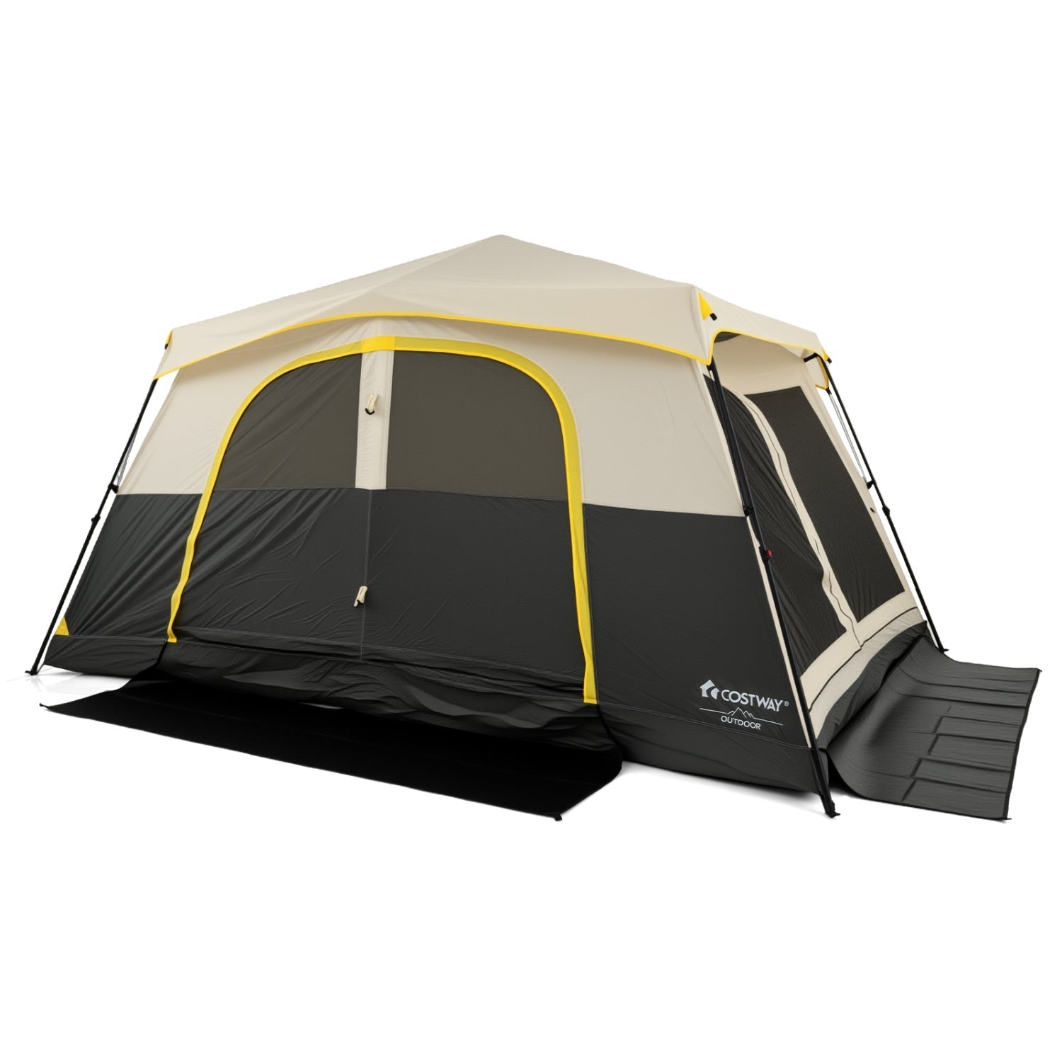 10-Person Instant Cabin Tent with Rainfly – 60-Second Setup, 13ft x 9ft