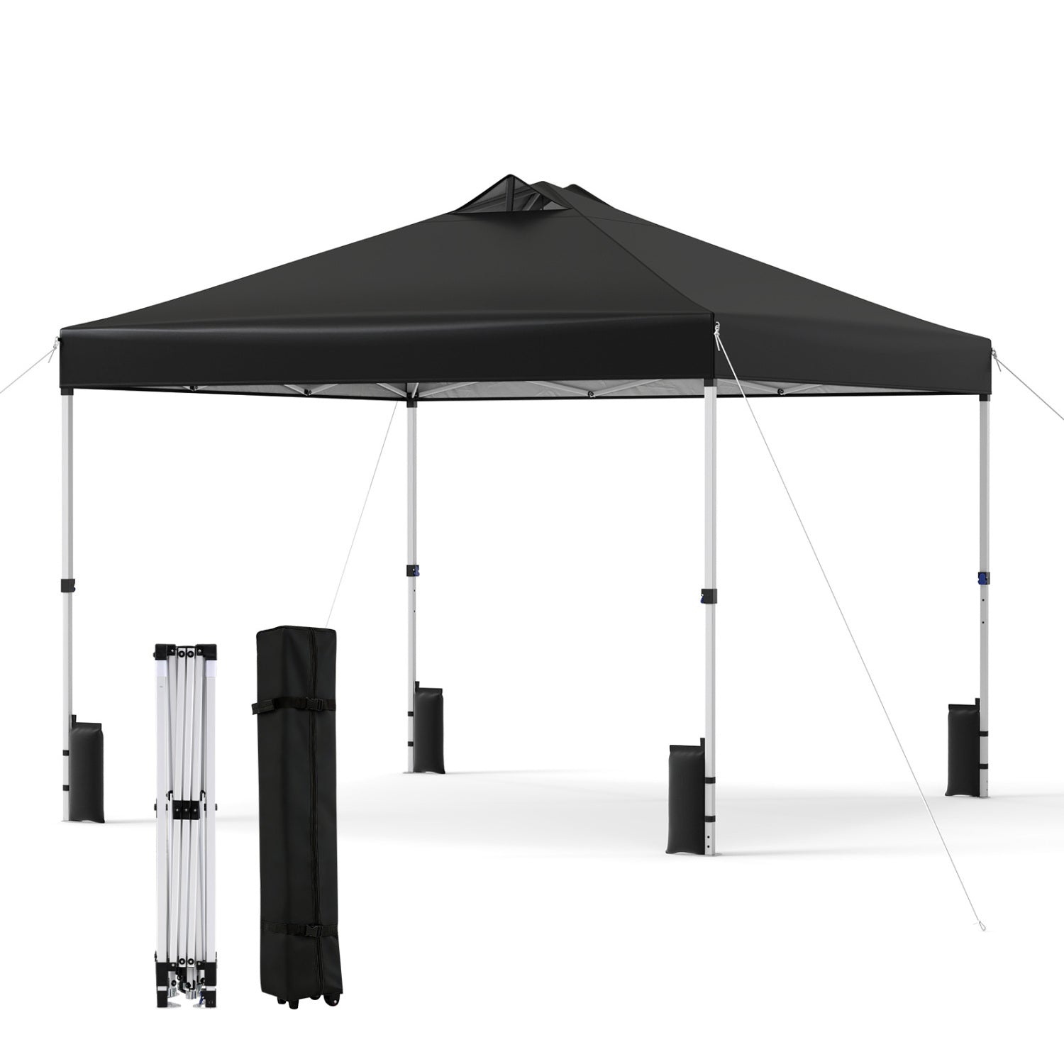 10' x 10' Vented Pop-Up Canopy with One-Hand Center Lock