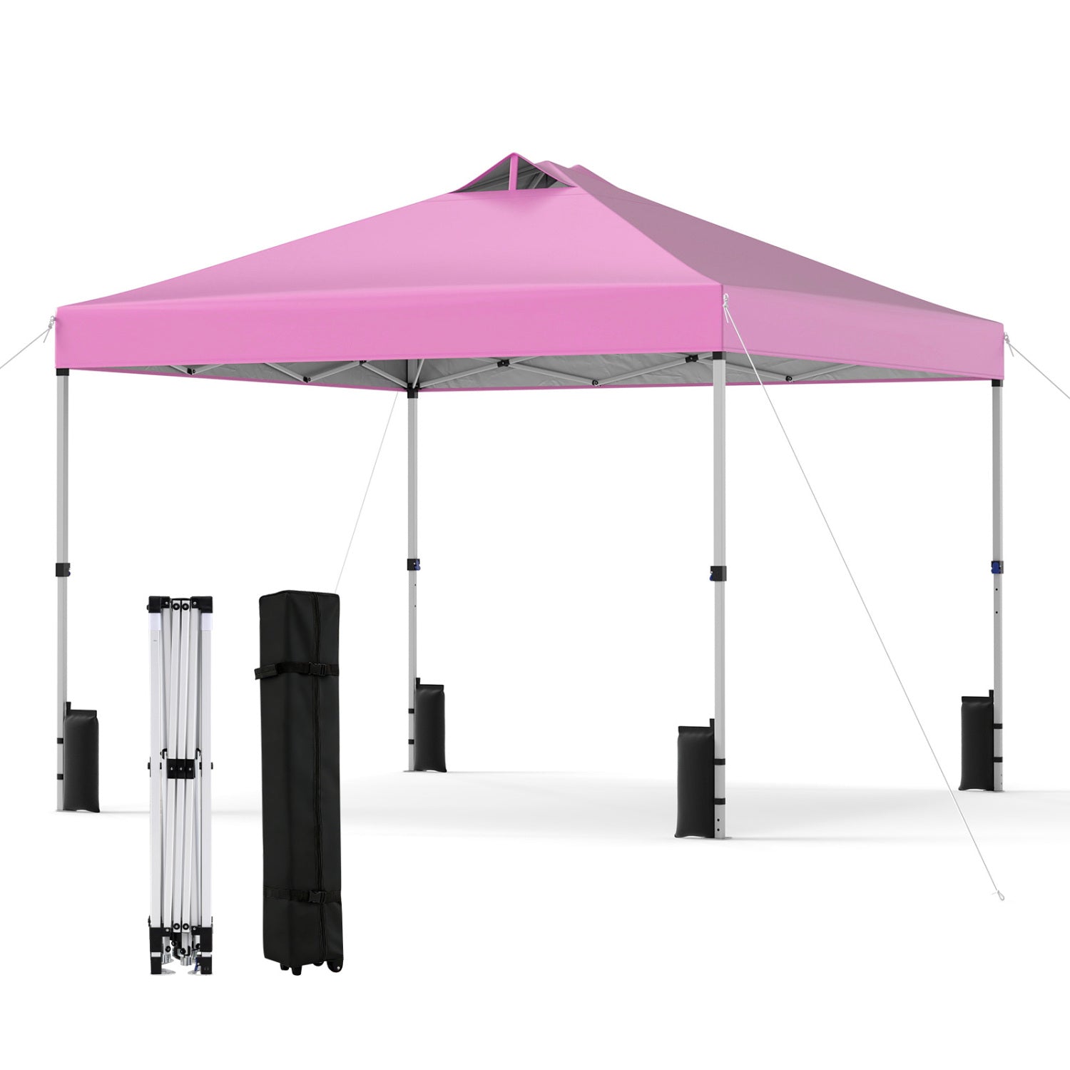 10' x 10' Vented Pop-Up Canopy with One-Hand Center Lock