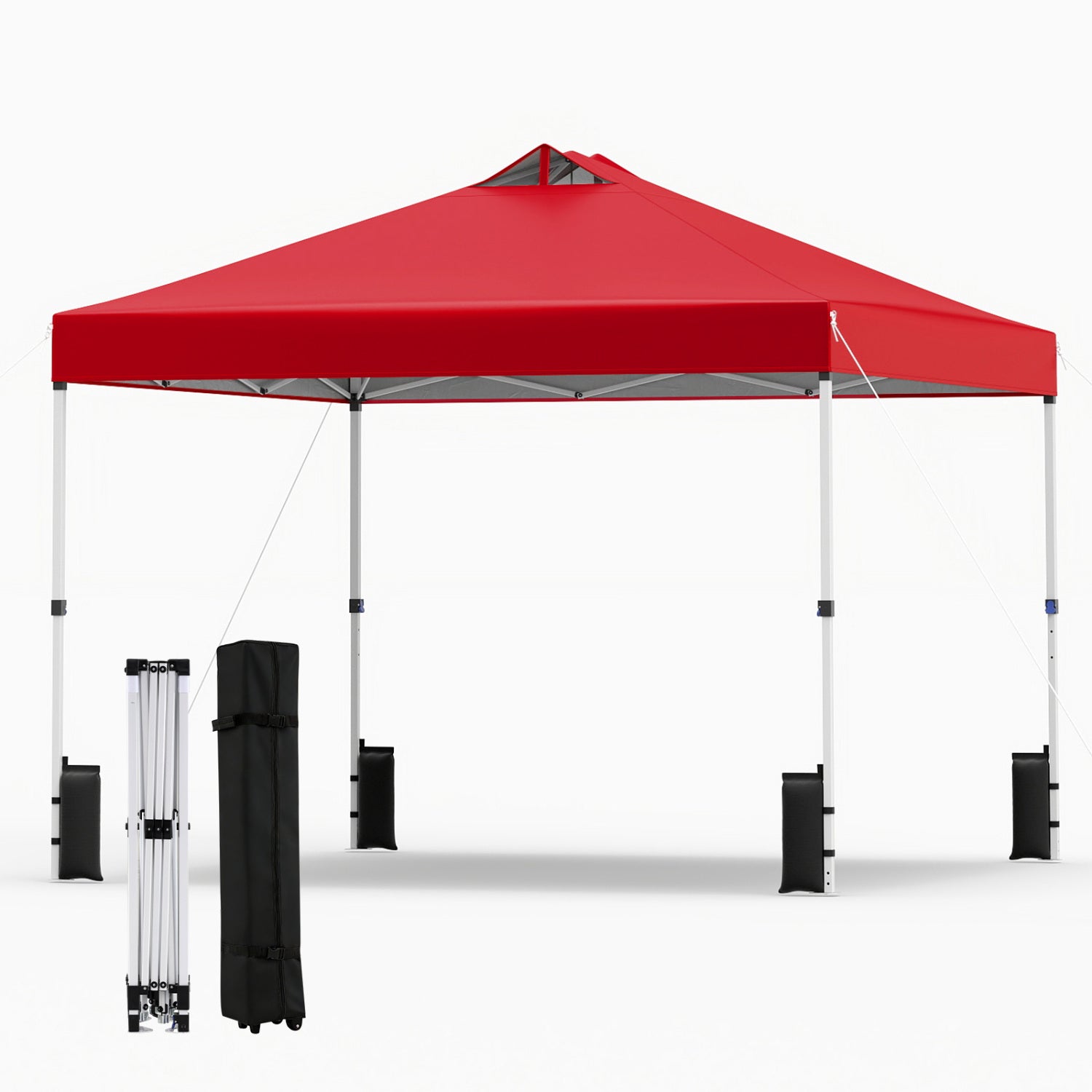 10' x 10' Vented Pop-Up Canopy with One-Hand Center Lock