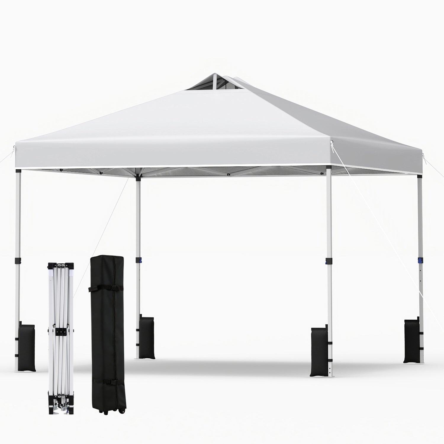 10' x 10' Vented Pop-Up Canopy with One-Hand Center Lock