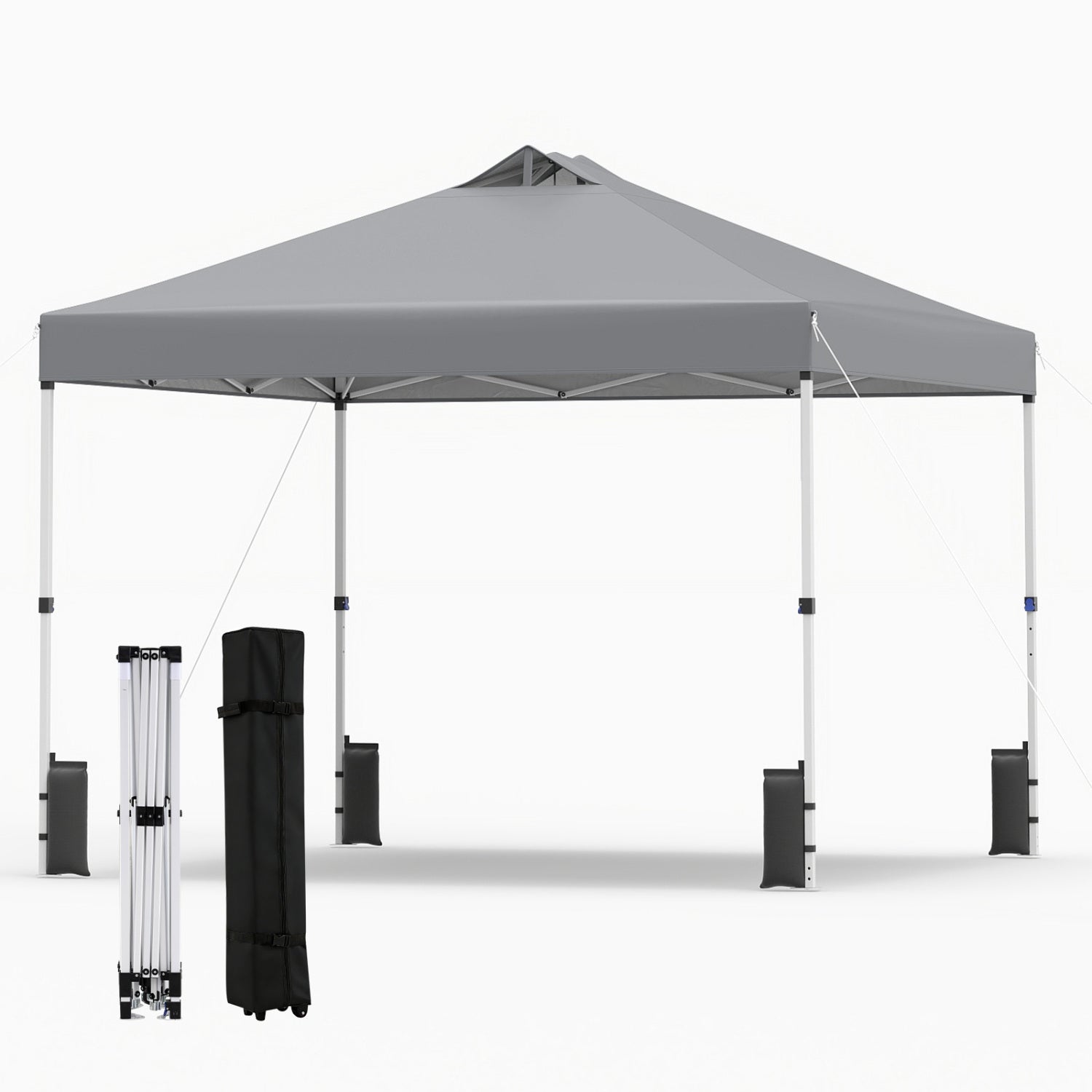 10' x 10' Vented Pop-Up Canopy with One-Hand Center Lock
