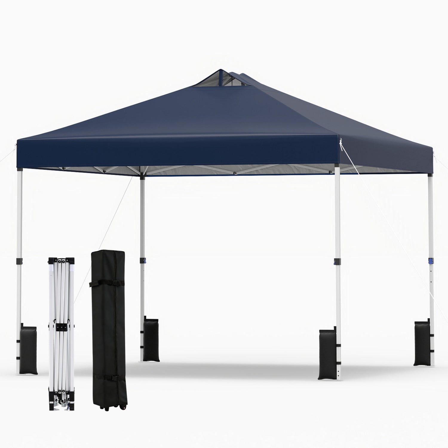 10' x 10' Vented Pop-Up Canopy with One-Hand Center Lock