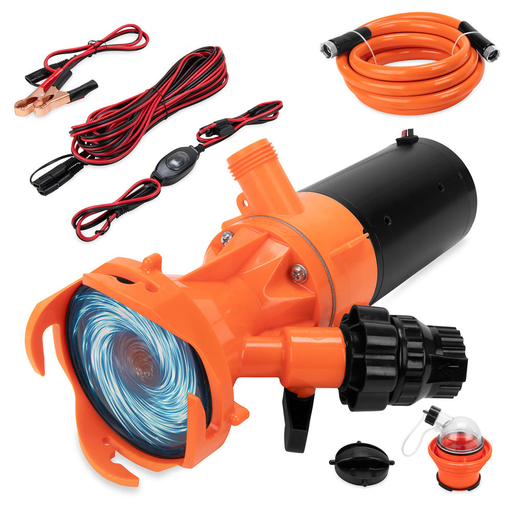Camco Rhino 12V RV Macerator Pump System