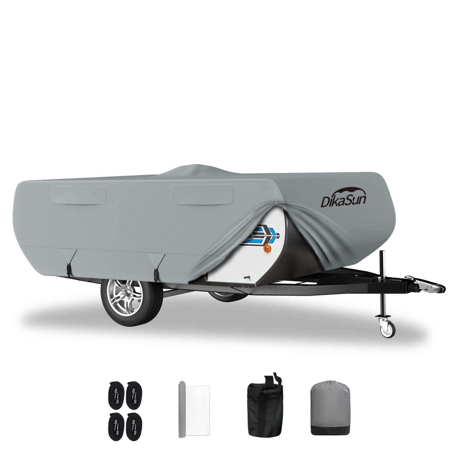 DikaSun Pop-Up Camper Cover – 7-Layer Roof